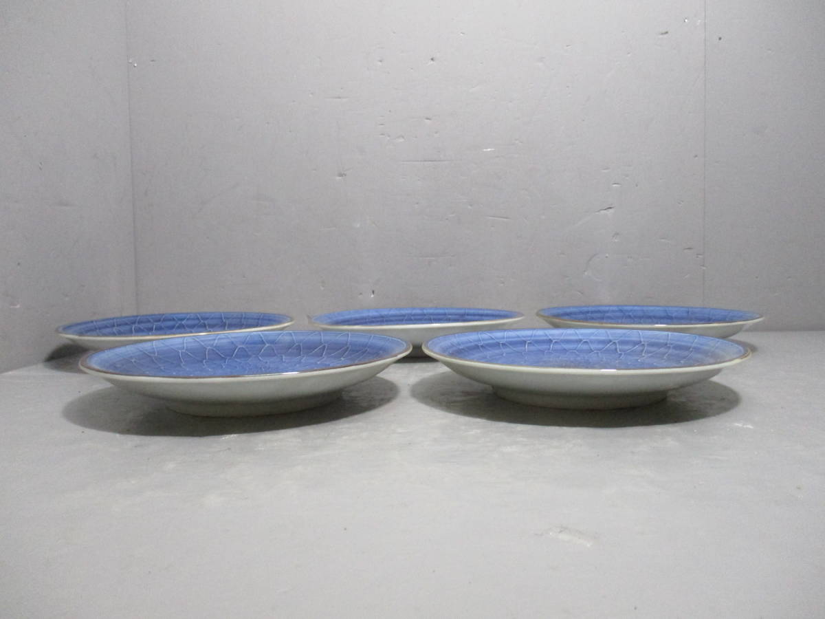 未使用★和皿★網目絞 5枚セット 陶器 電子レンジ可の画像5