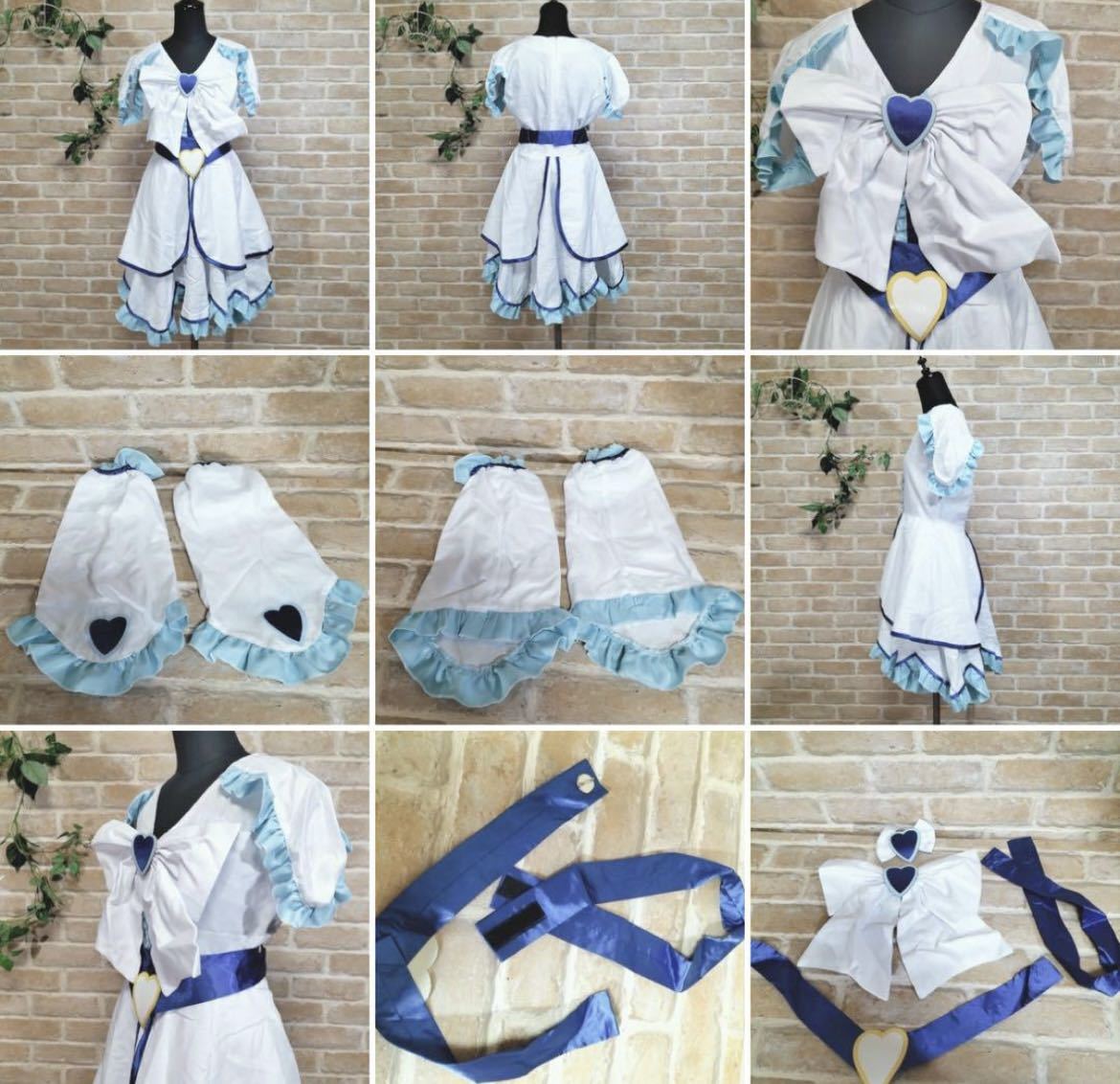ウィッグ付き キュアホワイト コスプレ フルセット の商品詳細 ウィッグ付き キュアホワイト コスプレ フルセット の商品詳細