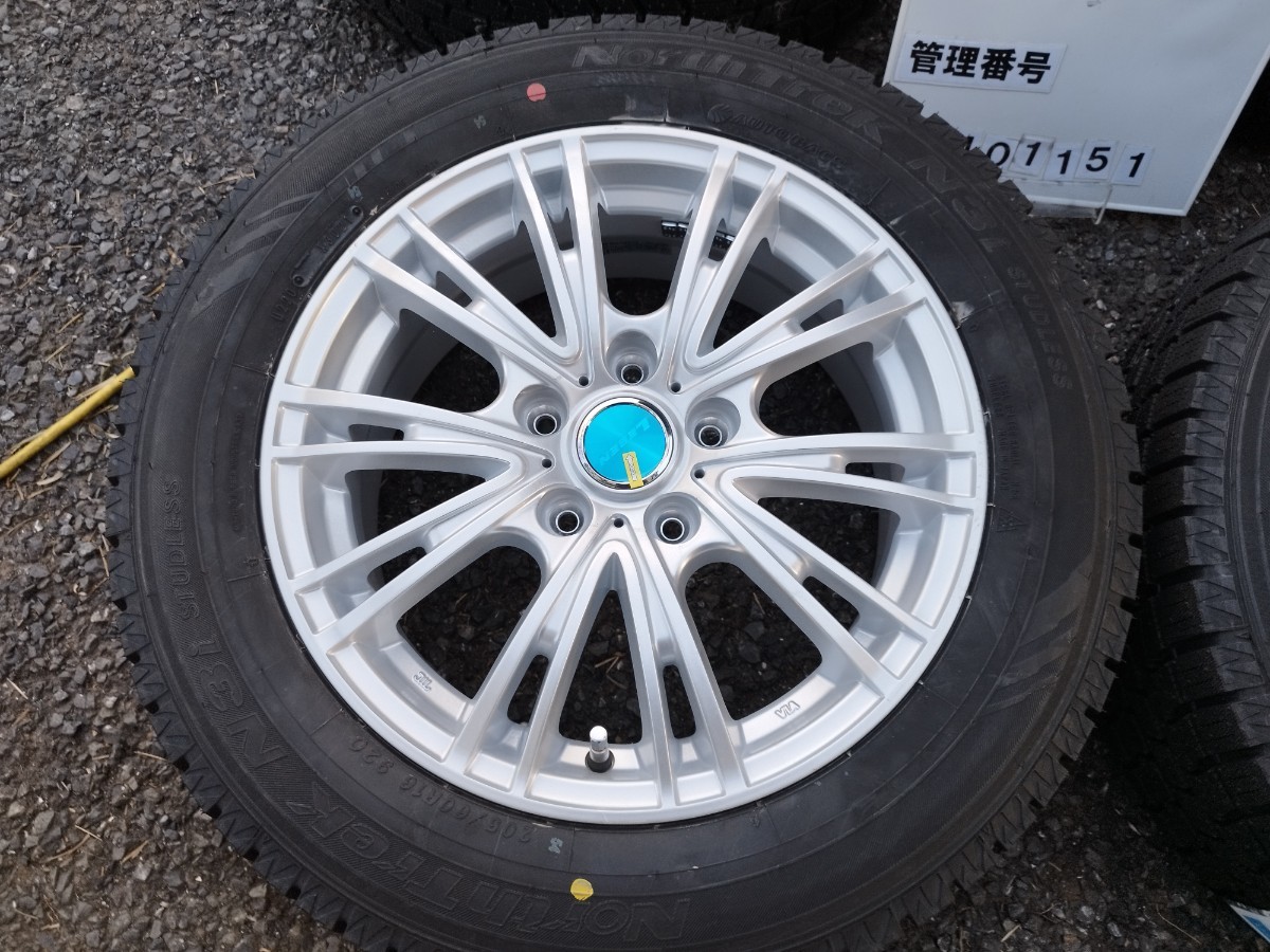 【即決】未使用☆日本製☆ノーストレック☆N3i☆205/60R16☆6.5J☆ET50☆ステップワゴン☆RK5☆RP1☆PCD114.3☆スタッドレス☆管理:401151