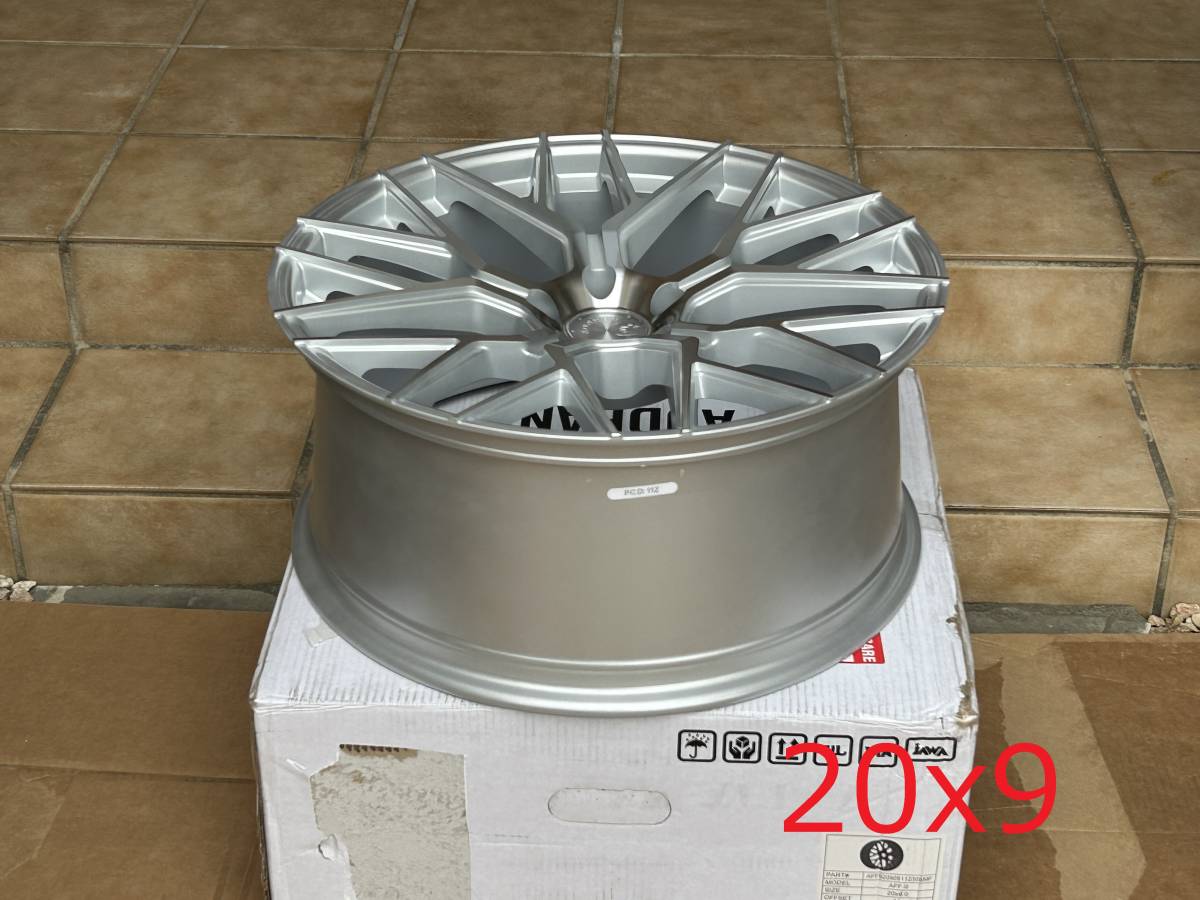 新品！Aodhan AFF9 20x9+30 5穴 PCD120 CB72.6 フローフォーミング製法 Concave USDM_画像9