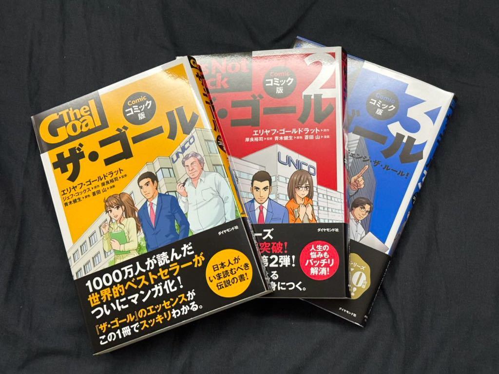 The Goal ザ・ゴール Comic コミック版1-3巻 中古美品 送料無料_画像1