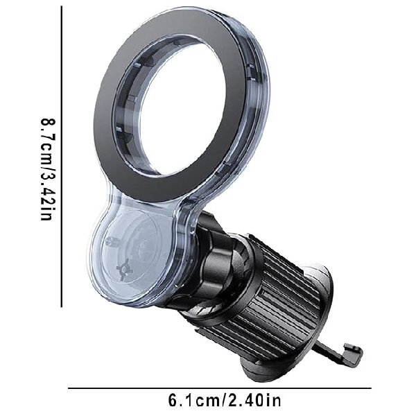 シルビア S15/S14/S13 エアコン吹き出し口 車内 スマホ 透明磁気携帯電話ホルダー_画像5