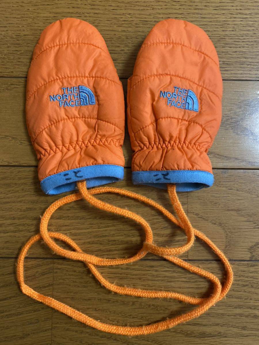 ◇THE NORTH FACE ザノースフェイス ベビー 子ども 紐付き ミトン 手袋◇雪遊びにの画像1