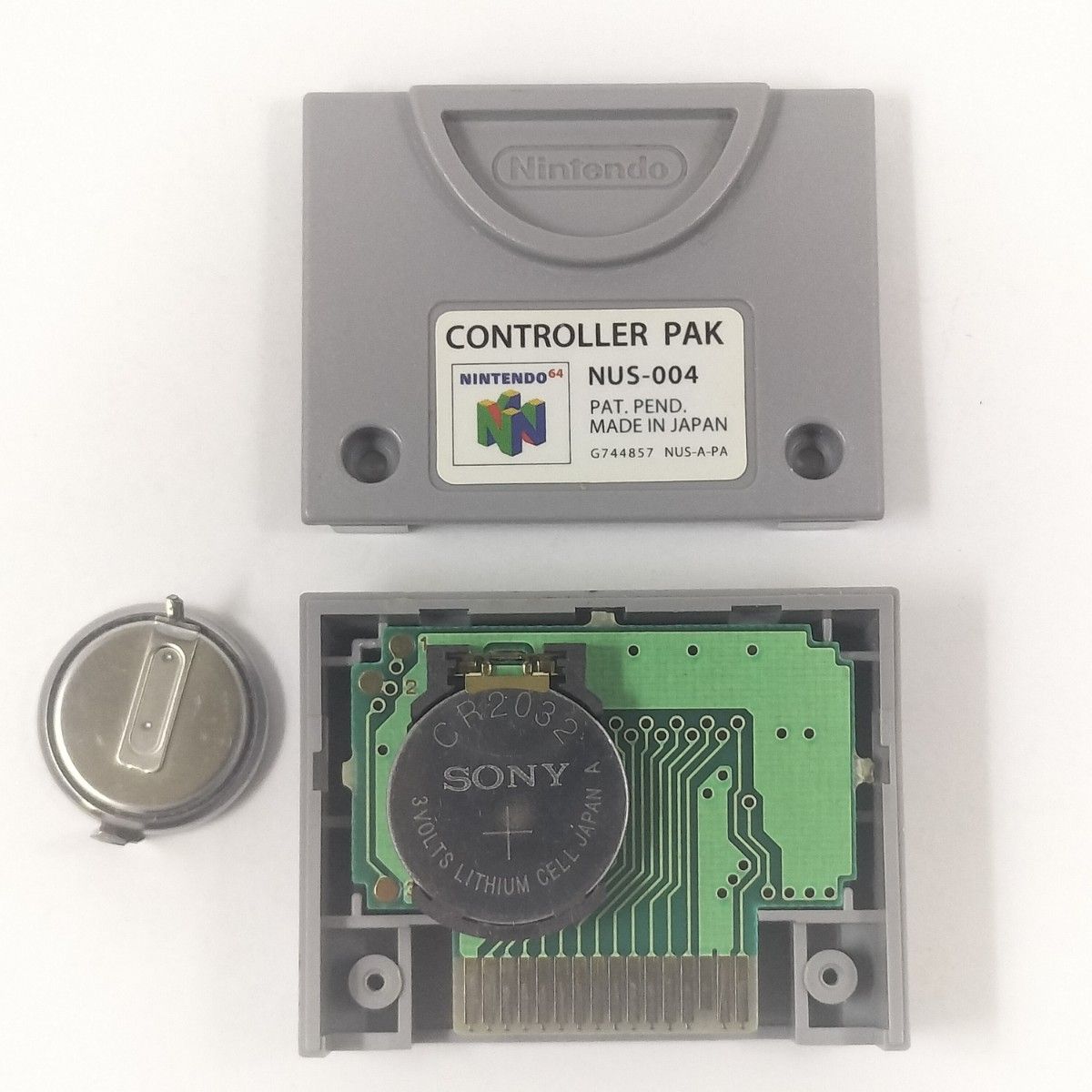 N64 コントローラーパック 内蔵電池交換済み ソケット式変更 N64 コントローラーパック 内蔵電池交換済み ソケット式変更