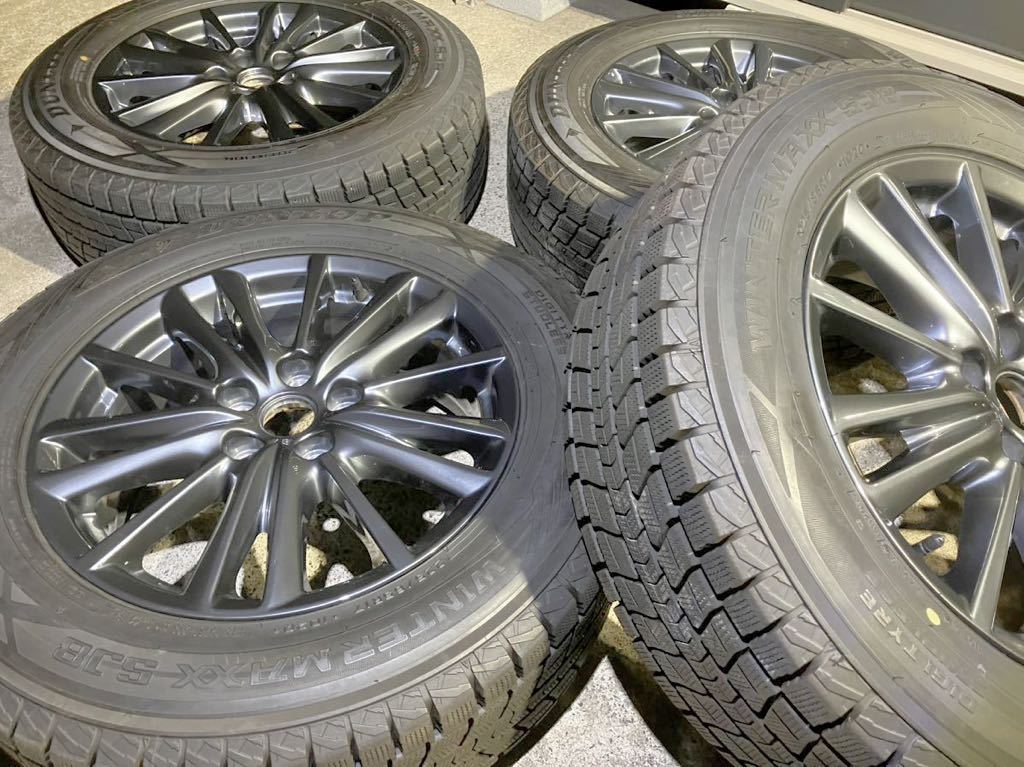 ★★綺麗品★★バリ山スタッドレス付き★17インチスタッドレスSET★★225/65R17★マツダ/CX-5純正/CX-8★綺麗★PCD114.3-5H/7J+45★_画像1