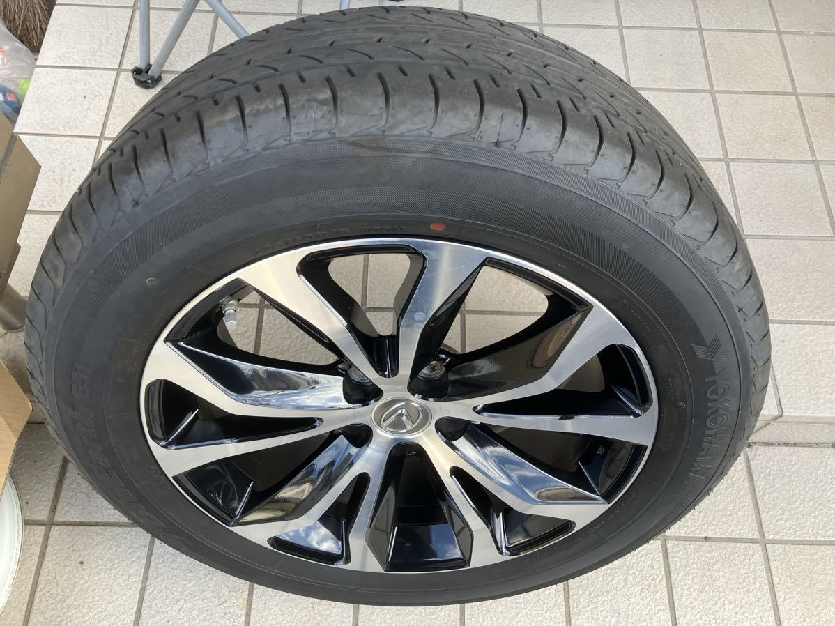 ★2022年製ブルーアース付き★美品★レクサスNX Fスポーツ純正225/60R18★PCD114.3-5H★ハリアー/ヴァンガード//大きいキズなく綺麗★_画像6