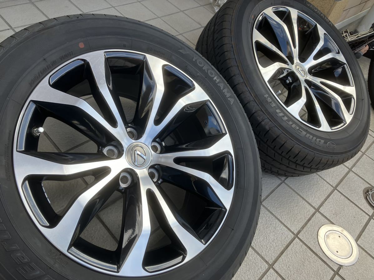 ★2022年製ブルーアース付き★美品★レクサスNX Fスポーツ純正225/60R18★PCD114.3-5H★ハリアー/ヴァンガード//大きいキズなく綺麗★_画像5