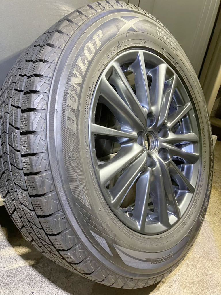 ★★綺麗品★★バリ山スタッドレス付き★17インチスタッドレスSET★★225/65R17★マツダ/CX-5純正/CX-8★綺麗★PCD114.3-5H/7J+45★_画像4