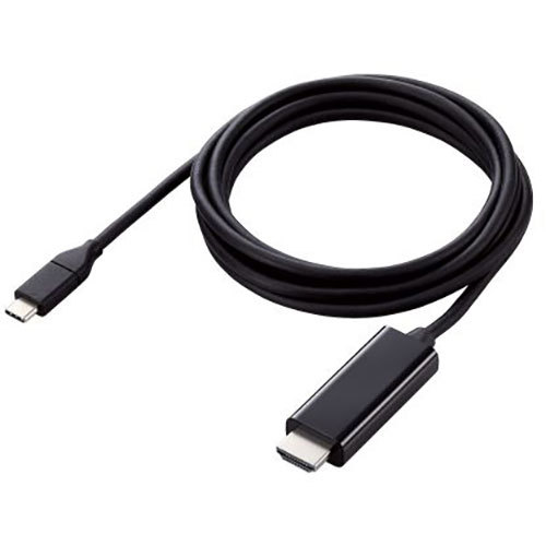 エレコム USB Type-C(TM)用HDMI映像変換ケーブル(やわらかタイプ) MPA-CHDMIY20BK /l_画像2