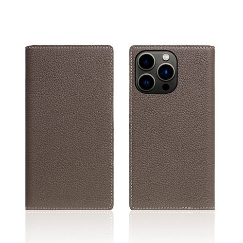 まとめ得 SLG Design Full Grain Leather Case for iPhone 13 Pro 手帳型ケース エトフクリーム SD22125i13PEC x [2個] /l_画像2