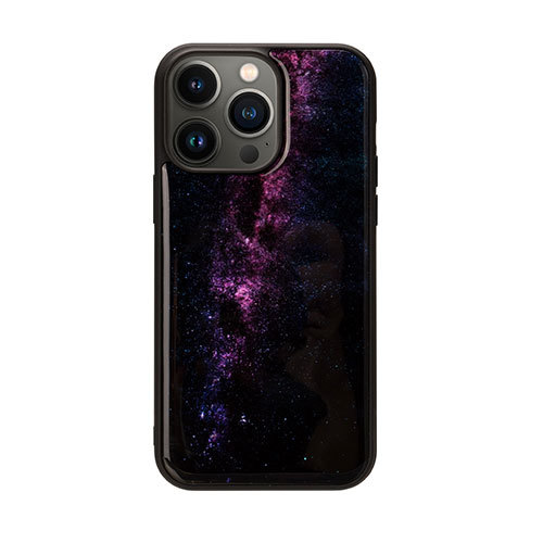 まとめ得 ikins 天然貝ケース for iPhone 14 Pro Max Milky way 背面カバー型 I23615i14PM x [2個] /l