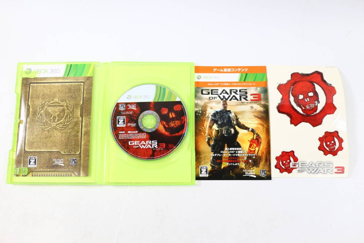 管011413★GEARS OF WAR ギアーズオブウォー ★4本セット XBOX360　中古/現状渡し_画像5