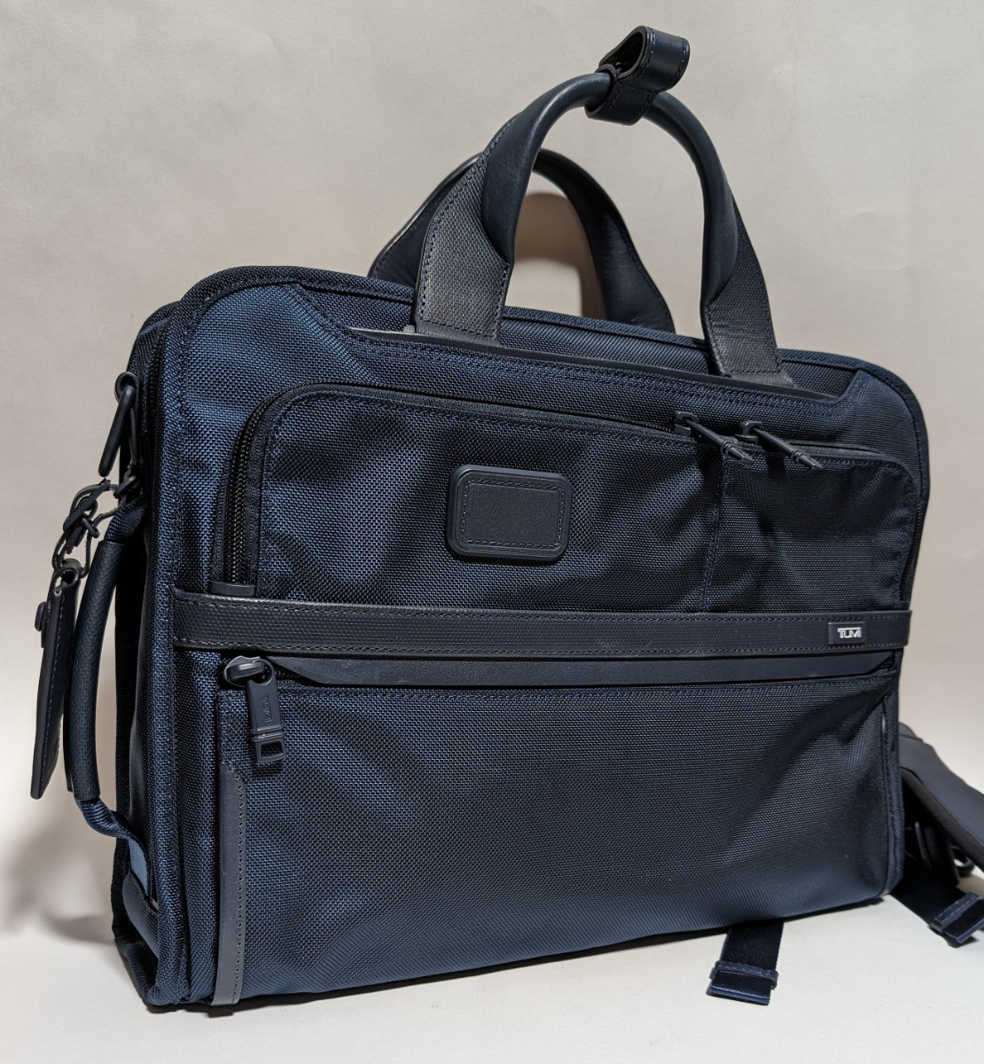 ★美品★ 3WAY TUMI SHIPS ALPHA3 シップス バッグ ブリーフケース ネイビー リュック 2603182NVS3E_画像2