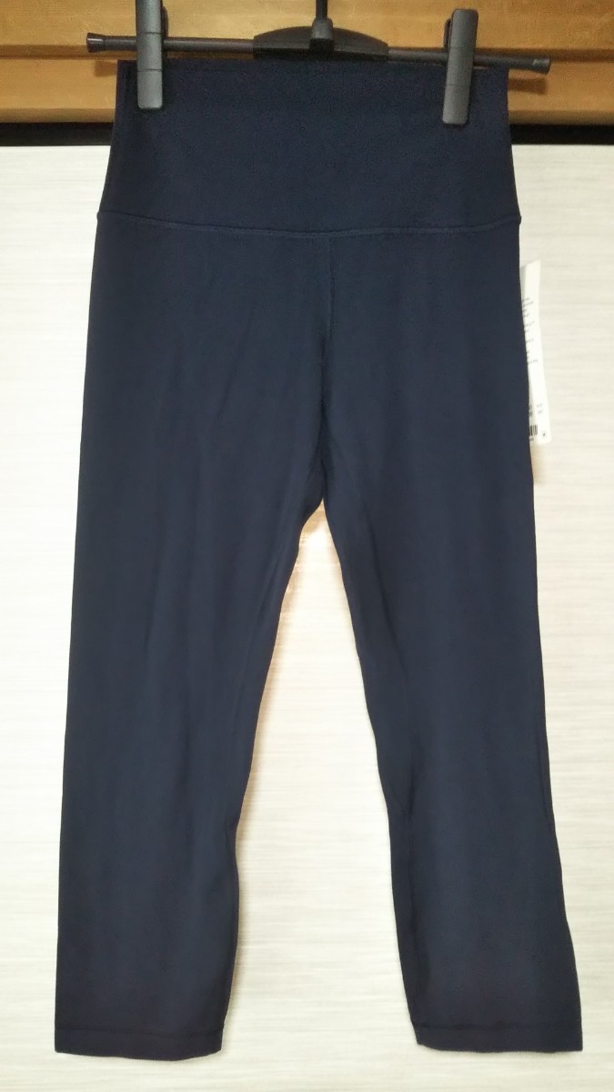 ルルレモン ワークアウトクロップ Sz6 align 21' トゥルーネイビー 新品