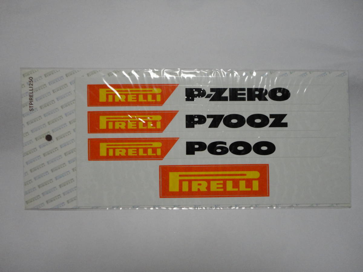 ★ PIRELLI ・ P-ZERO・ P700Z・ P600　 ステッカー　4枚セット_画像1