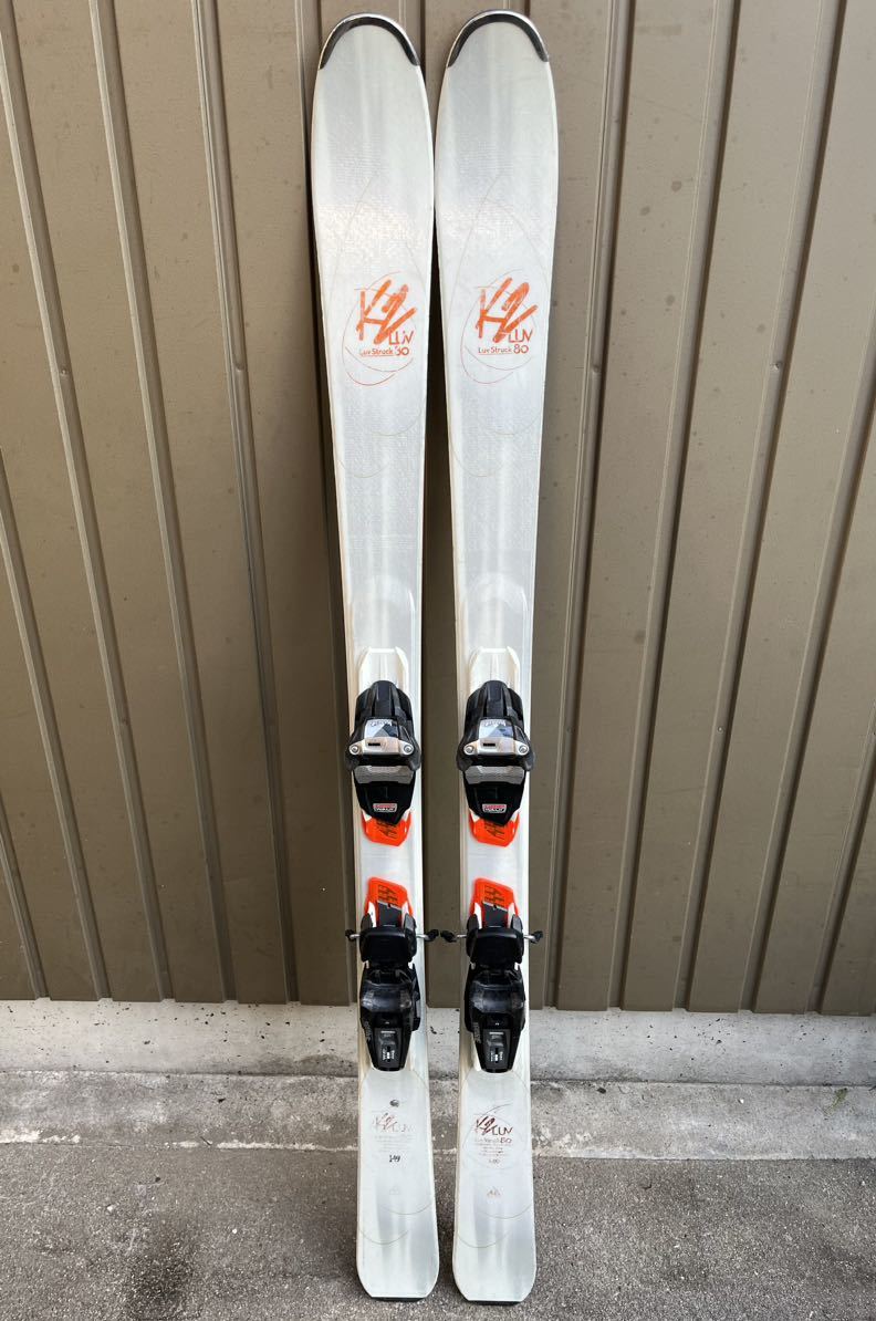 K2(ケーツー) Luv struck 80 スキー板 149cm ビンディング マーカー K2(ケーツー) Luv struck 80 スキー板 149cm ビンディング マーカー