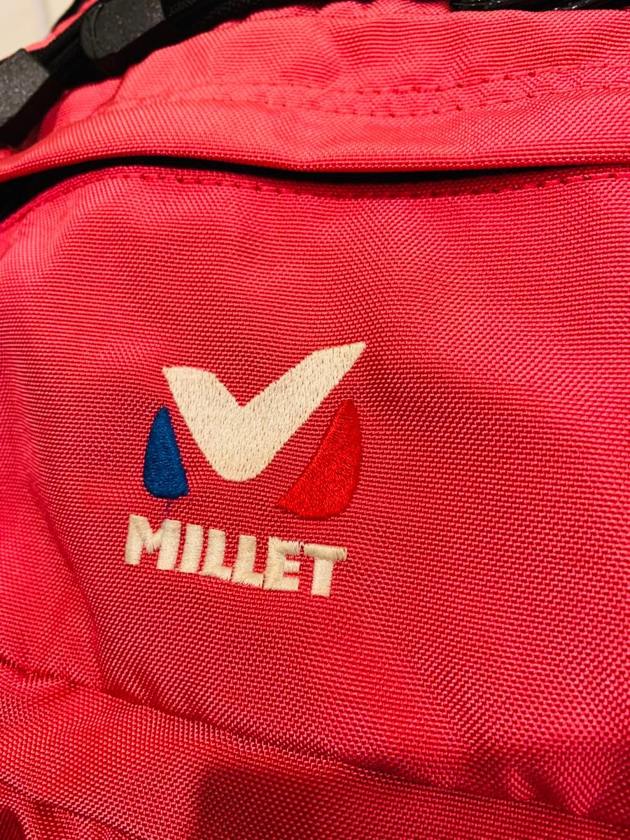 【まあまあ美品】millet ミレー　 バックパック リュックサック デイパック　登山リュック　登山バッグ　ピンク