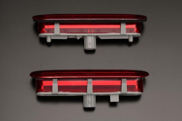 MR52S/MR92S ハスラー LED ハイマウント ストップランプ [スモーク/ブラッククローム] Ver.1 ライトバー赤光 純正交換タイプ_画像5