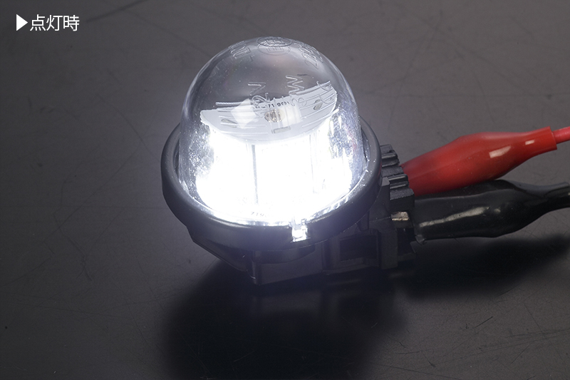 スズキ LED ライセンスランプ 1個 Eマーク取得 純正交換タイプ 18発 ホワイト // DA17V DA17W エブリイ バン ワゴン エブリィ DA17系_画像2