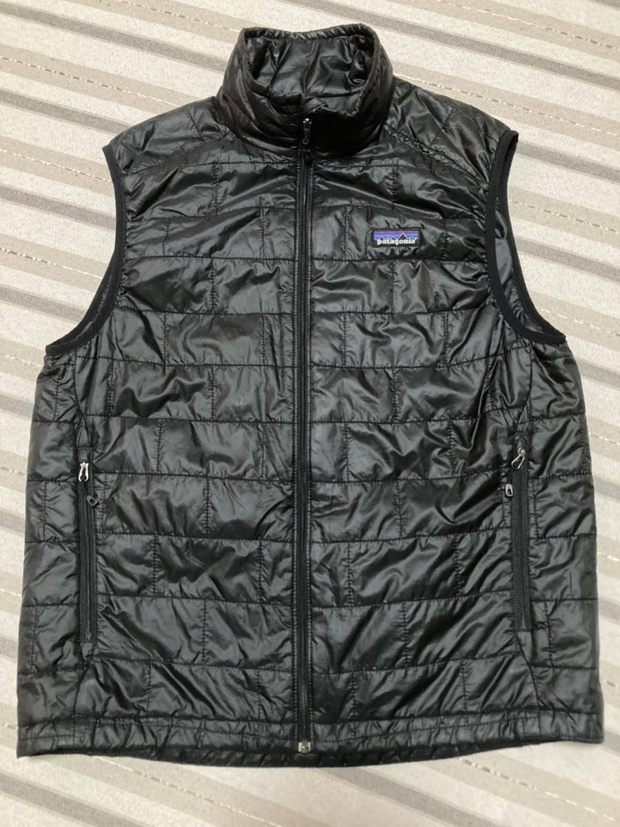 パタゴニア ナノパフ ベスト ブラック STY84240 FA11 sizeM BLK patagonia nano Puff VEST プリマロフト PRIMALOFT_画像1