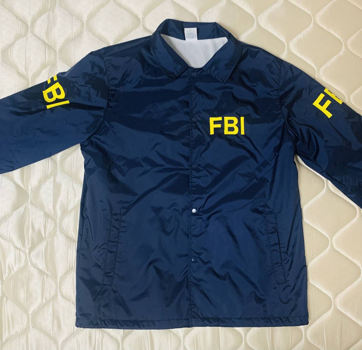 送料無料 FBI L サイズ コーチジャケット サバゲー コスプレ Yahoo!オークション - 送料無料 FBI Lサイズ コーチジャケット