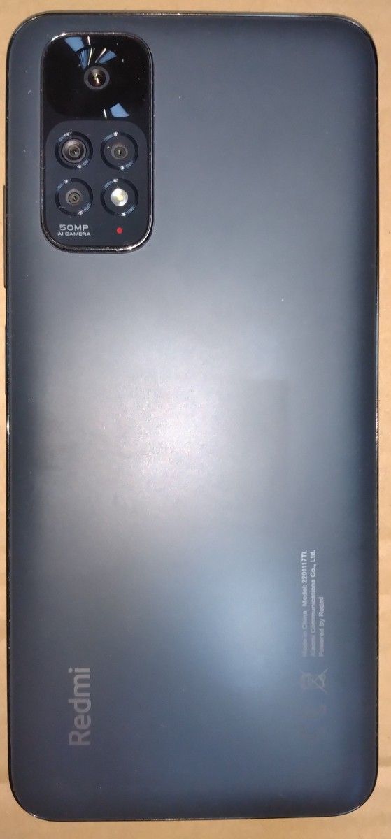 【本体のみ】Redmi Note 11 4GB/64GB グラファイトグレー　Xiaomi Redmi