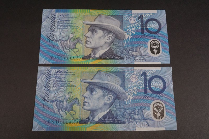(178)外国紙幣 オーストラリアドル オーストラリア紙幣7枚 合計200ドル分 100ドル 50ドル札 20ドル 10ドル札×2枚 5ドル札×2枚状態良好AUD_画像6