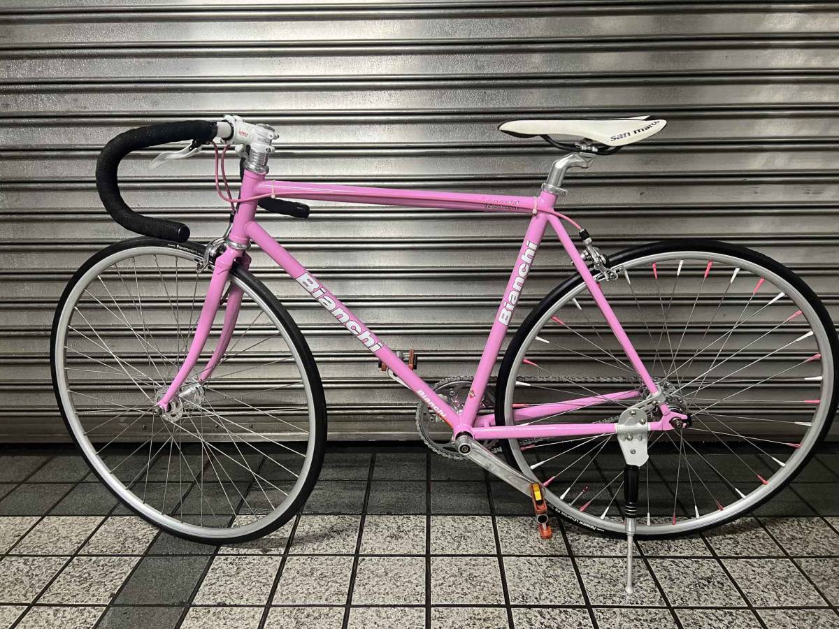 Yahoo!オークション - 【Bianchi】PISTA ピストバイク 520mm Yahoo!オークション - 【Bianchi】PISTA ピストバイク 520mm