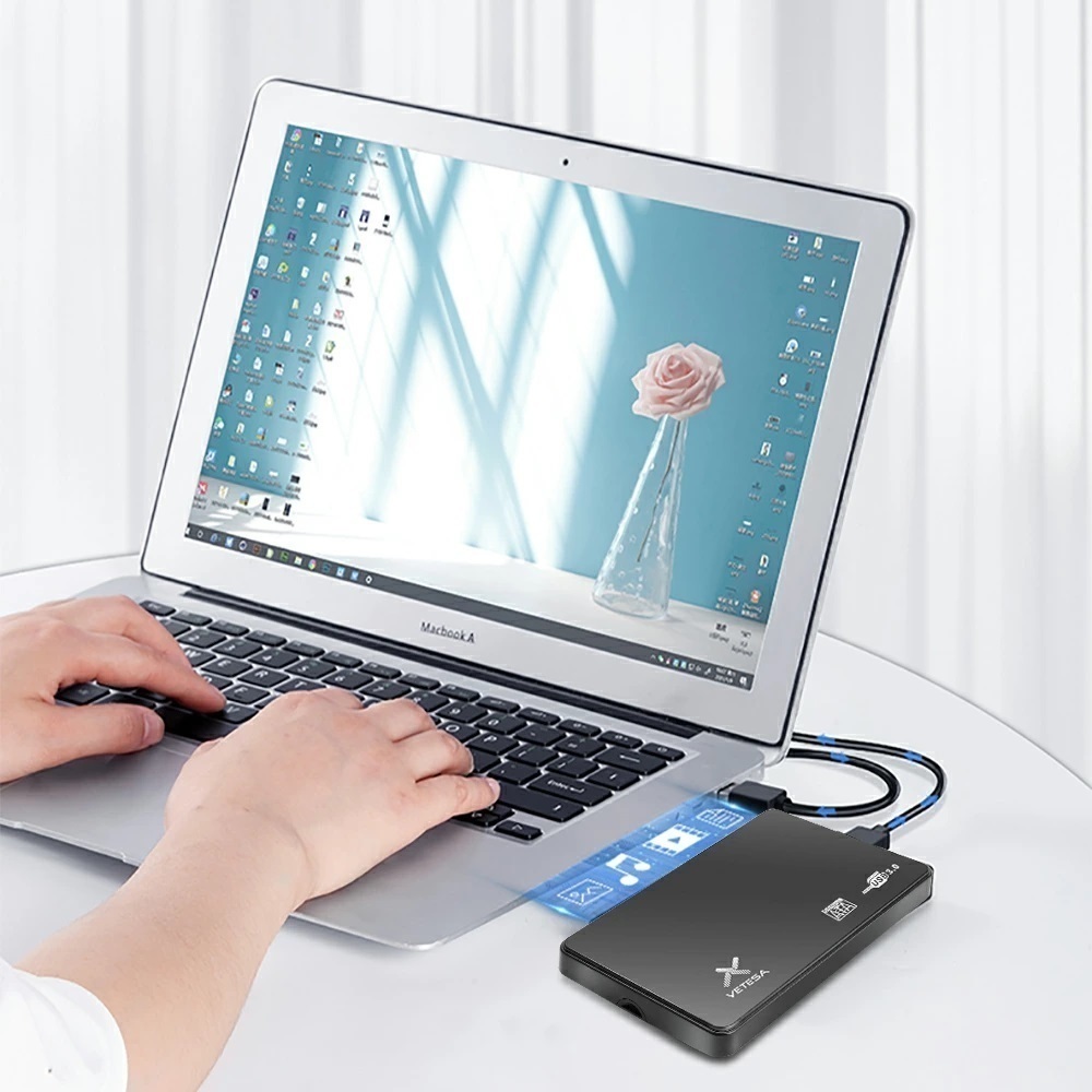 【良品】HDD500GB 外付けハードディスク 2.5インチ SATA USB3.0 確認 ポータブル ストレージ USB ケーブル ノートパソコン PC Windows Mac_画像3