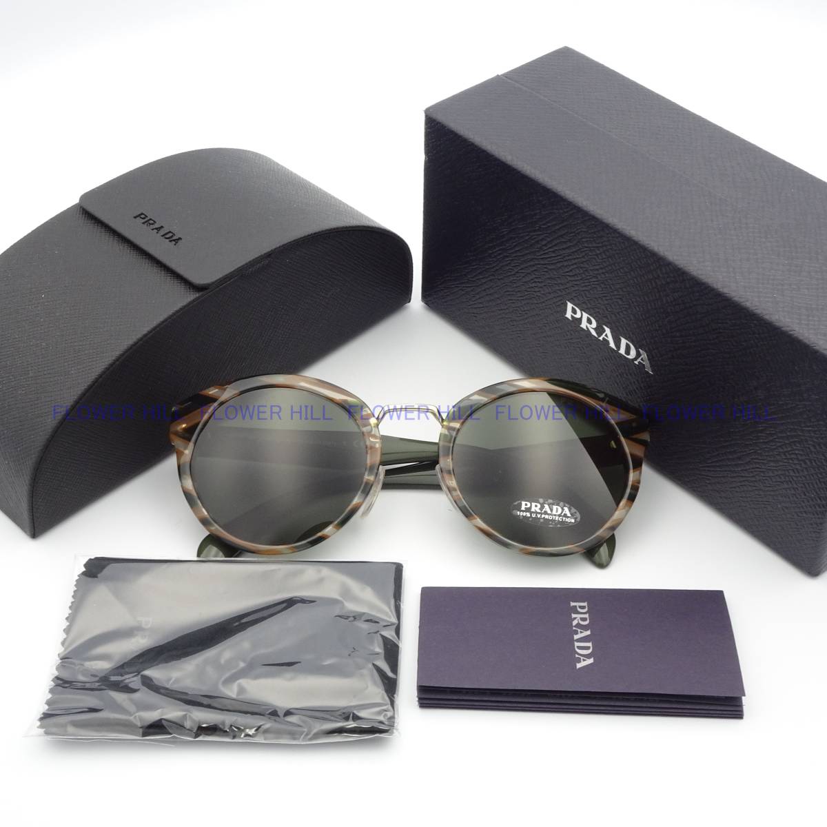 プラダ PRADA サングラス 高級 SPR05T VAO-4J1 ラウンド マルチ プラダ PRADA サングラス 高級 SPR05T VAO-4J1 ラウンド マルチ