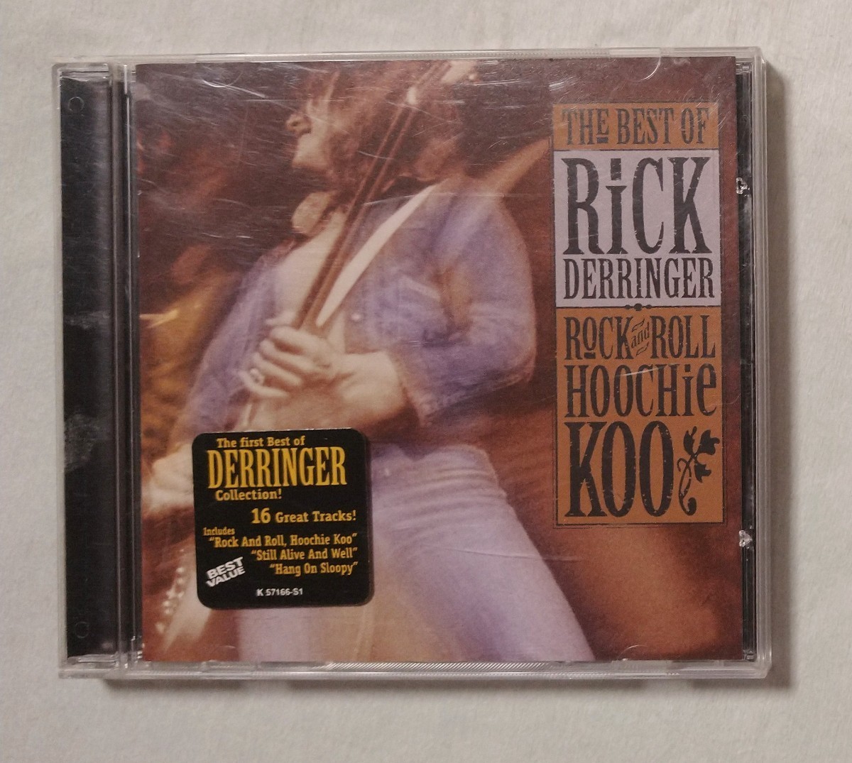 リック・デリンジャー 『The Best of Rick Derringer』輸入盤 _画像1