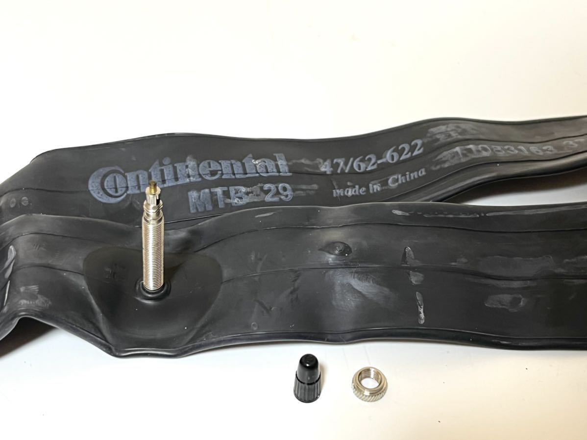 【送料無料特価】29インチ仏式MTB用チューブ Continental MTB29 29×1.75-2.5バルブ長42mm 新品2個セット_画像2