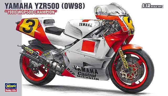 1/12 ハセガワ BK-3 ヤマハ YZR500 OW98 1988 WGP チャンピオン_画像1