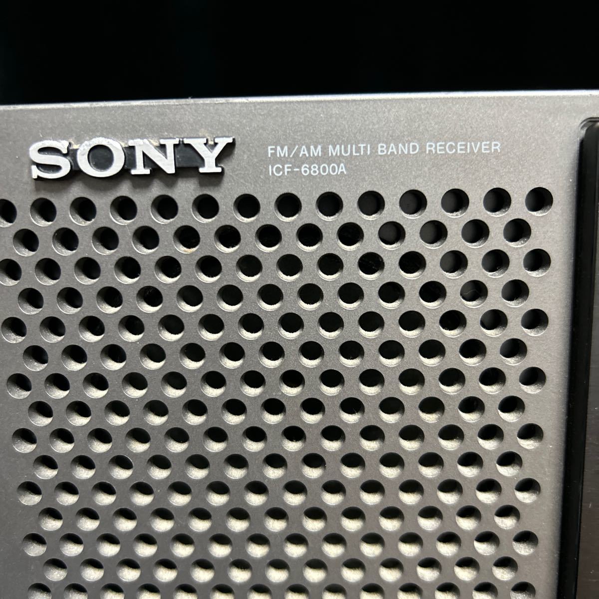 SONY ソニー FM マルチバンドレシーバー ICF-6800A ラジオ BCLラジオ 中波 短波 ジャンク品_画像2