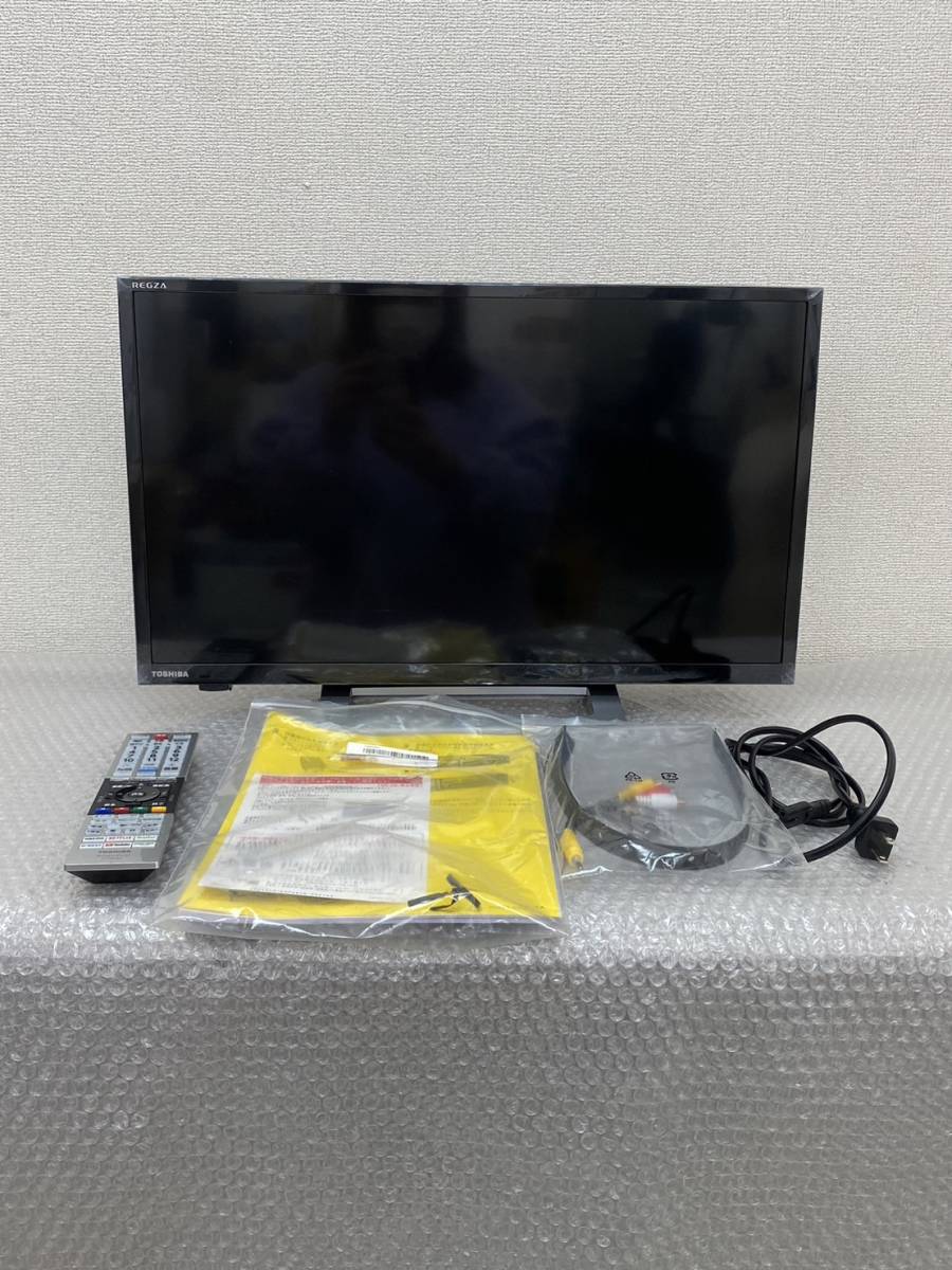 美品☆/TOSHIBA/東芝/REGZA/レグザ/液晶テレビ/24インチ/24型/ネット動画対応/Netflix/ネットフリックス/2023年製/24V34/0112f_画像1