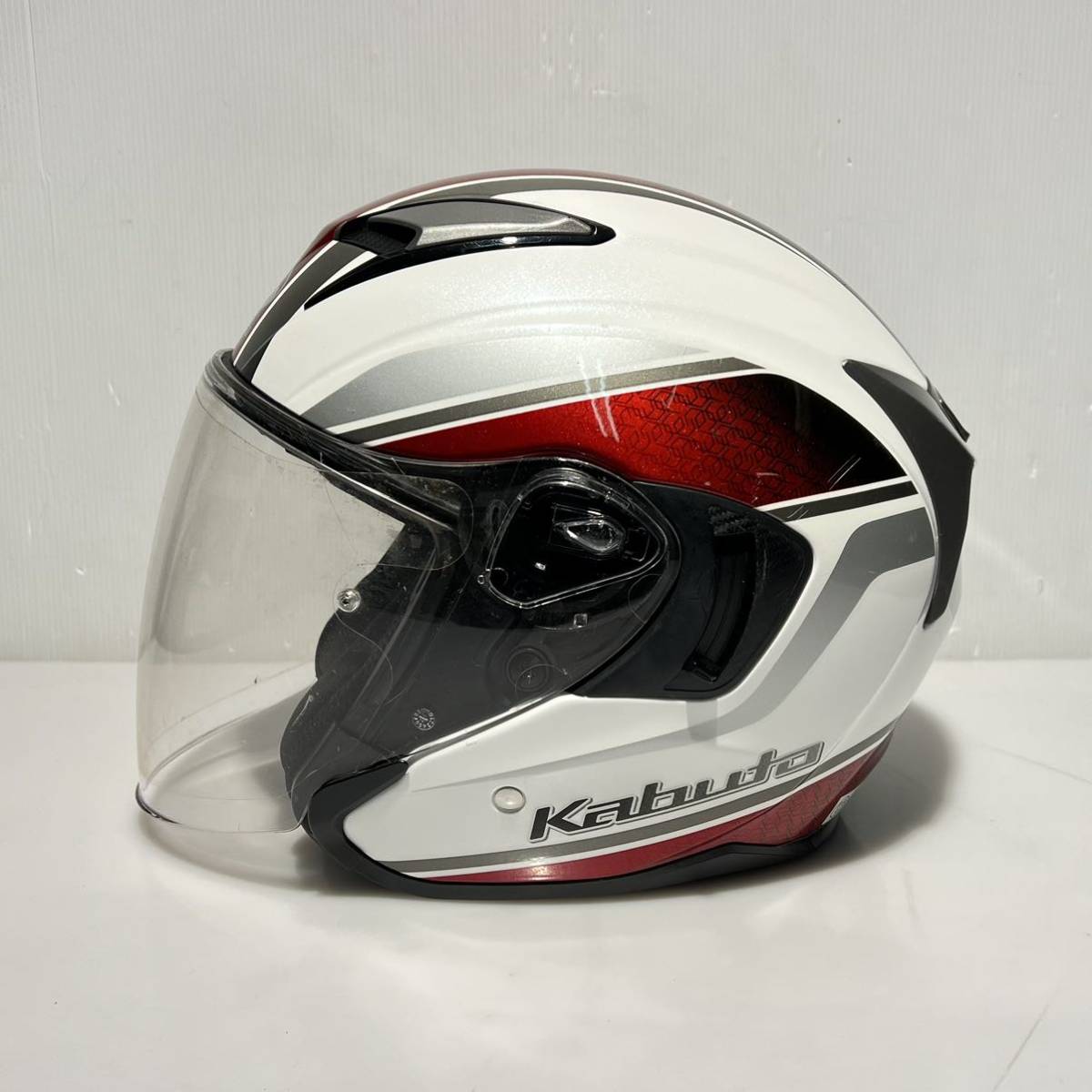 OGK KABUTO オージーケーカブト EXCEEDジェットヘルメット Sサイズ 55-56cm_画像4