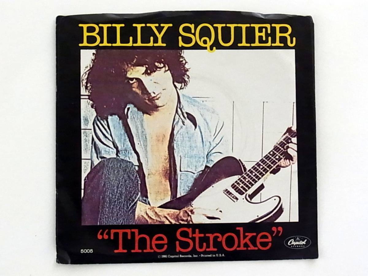 [b144]★US盤EP★ビリー・スクワイア★Billy Squier★The Stroke★ハードライダーの美学★7inch★7インチ★シングル★_画像1