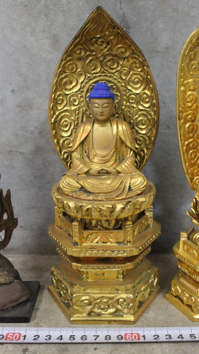 【文明館】仏像 河童 ほか まとめて 時代物 東洋彫刻 置物 日本仏教 オ62_画像4