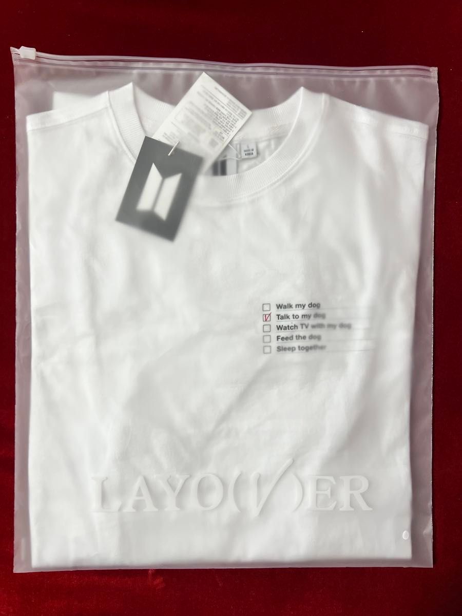 BTS V テテ　Layover Tシャツ  Lサイズ