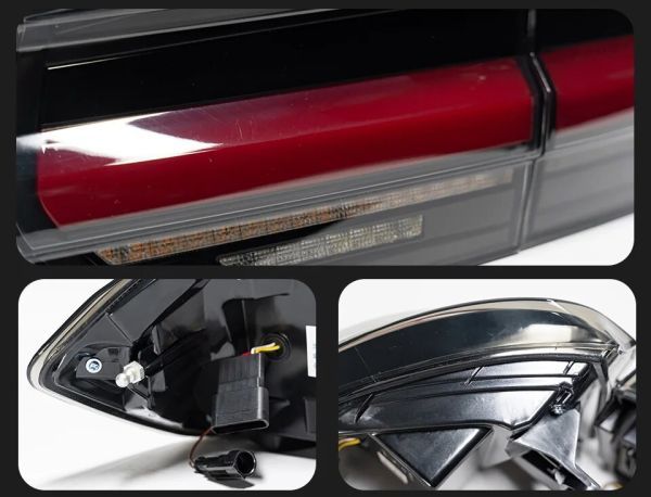 【送料無料】テールランプ ブラック LED 現行風 テールライト ブレーキランプ ウインカー BMW 3シリーズ F31 320i 328i 330i 2013-2019_画像4