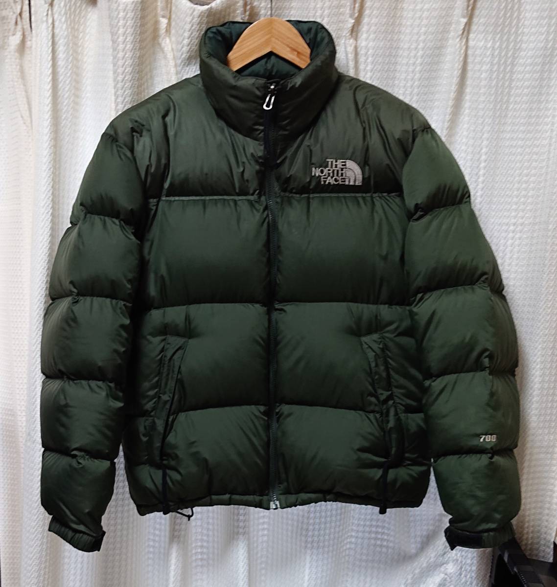 [センターロゴ・ヌプシ] 700fill ヌプシジャケット US規格Mサイズ 日本Lサイズ相当 モスグリーン