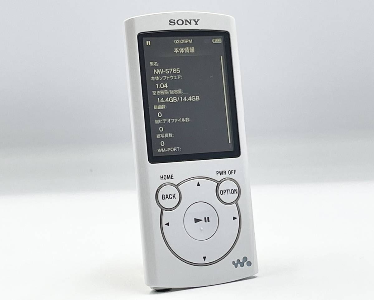 ◆◇ 外観概ね美品！　バッテリー良好！　SONY WALKMAN NW-S765 16GB Bluetooth対応◇◆_画像2