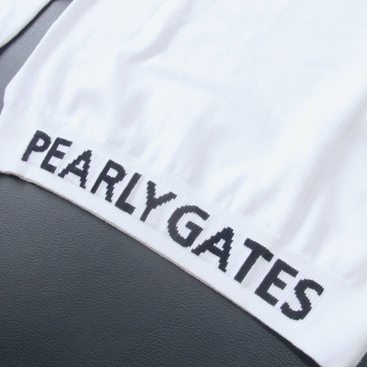 新品 正規品!! PEARLY GATES/パーリーゲイツ 大人気!! 抗菌防臭 極上の肌触り カシミアタッチ タートルネックセーター【4/M】ホワイト_画像8