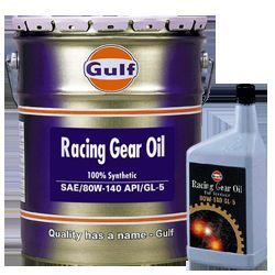 GULF ガルフ ギアオイル RACING GEAR OIL 80W-140 1L X 6本セット 100%合成