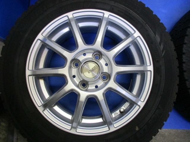 店）KINOスポーク　5.5J14+42　4/100+　国産スタッドレス　165/70R14　タンク　ルーミー　トール　ソリオ　ソリオHV_画像4