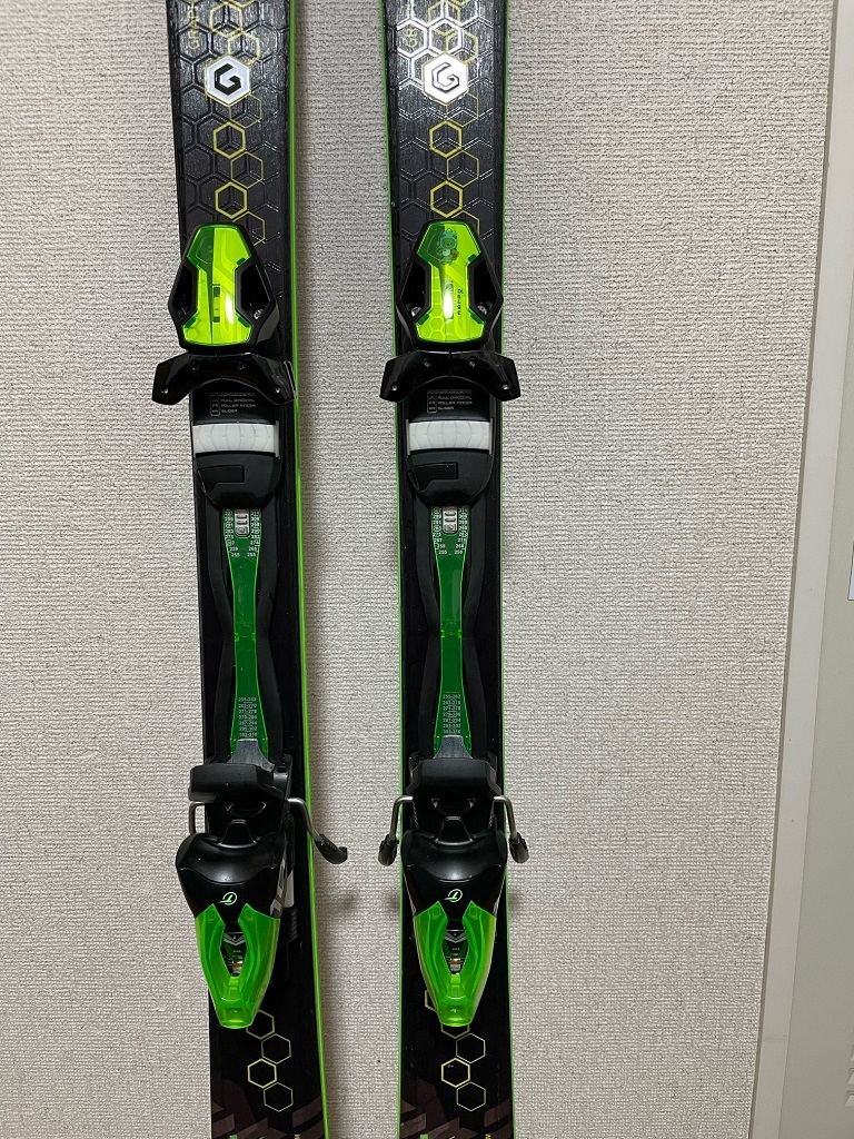 ■ヘッド・HEAD■カービングスキー　■NATURAL INSTINCT　163cm　ワックス済　ストック付き_画像3