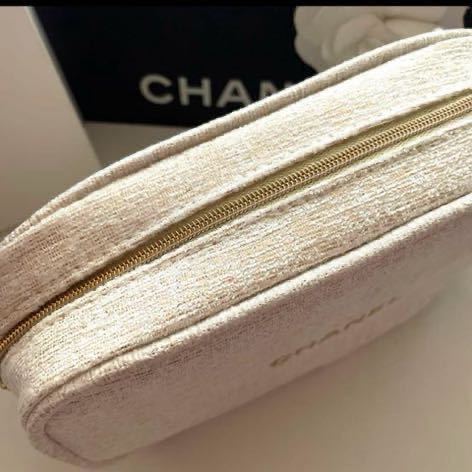 NEW☆ CHANEL ポーチ　ノベルティ　ホリデー　ベージュ_画像5