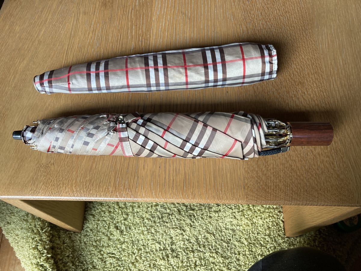 傘 バーバリー アンブレラ 雨傘 BURBERRY Burberry 中古美品_画像4