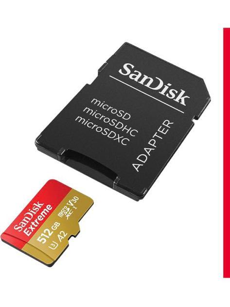601a2104☆ SanDisk ( サンディスク ) 512GB microSDXCカード EXTREME ( 最大 読込160MB/s 書込90MB/s ) _画像5