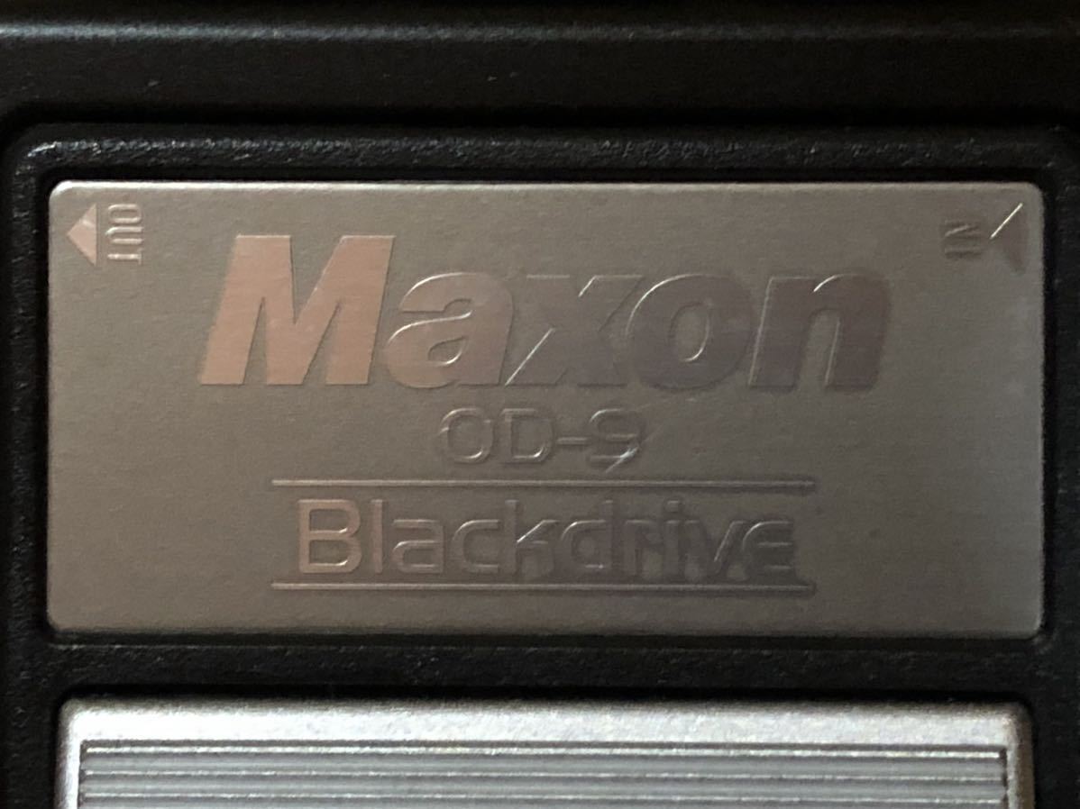 EU限定250台!! Maxon OD-9BD Blackdrive 日本未発売 新品未使用品 マクソン ブラック オーバードライブ 激レア 希少 od9 ts9 ts10 ts808 _画像8
